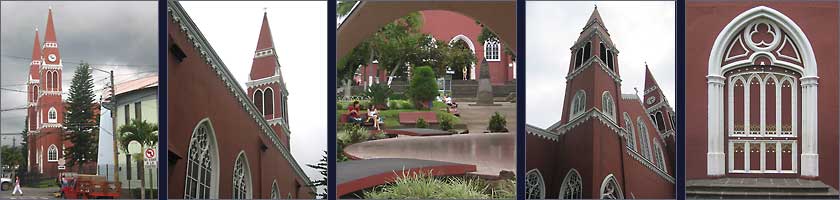 Metallkirche in Grecia - Aussenansichten