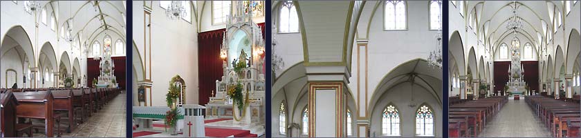 Metallkirche in Grecia - Innenansichten